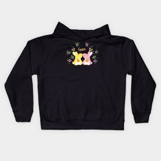 Love bunnies Kids Hoodie